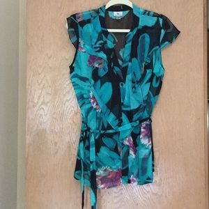 Fashionable Worthington Semi Shear Blouse